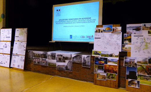 Exposition des travaux de l'atelier pour la communauté de communes du Val de Bresbe